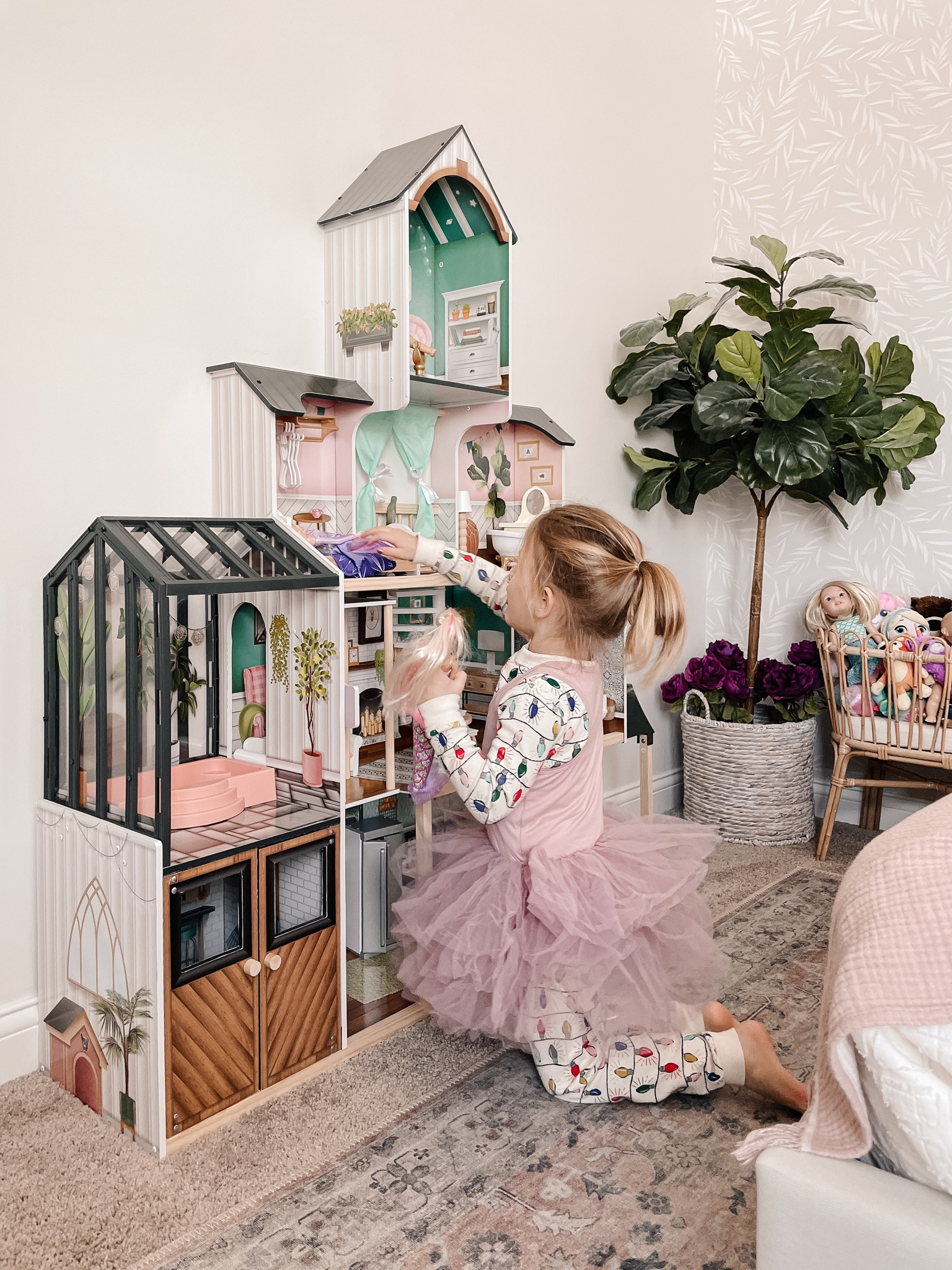 My daughter loves this large wooden dollhouse for her barbies! 

#LTKkids #LTKFind #LTKhome
