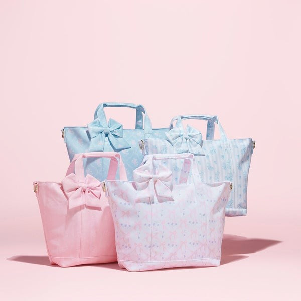High Tea Printed Mini Tote with Bow | Stoney Clover Lane