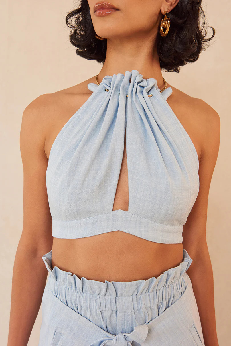 ANAHITA TOP - ICE BLUE | Cult Gaia - US