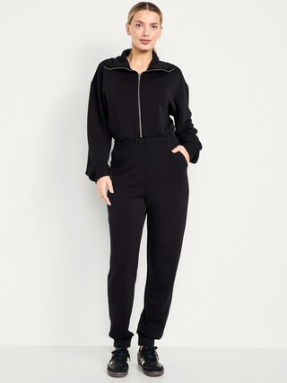Bounce Fleece Zip Jumpsuit | Old Navy (US)
