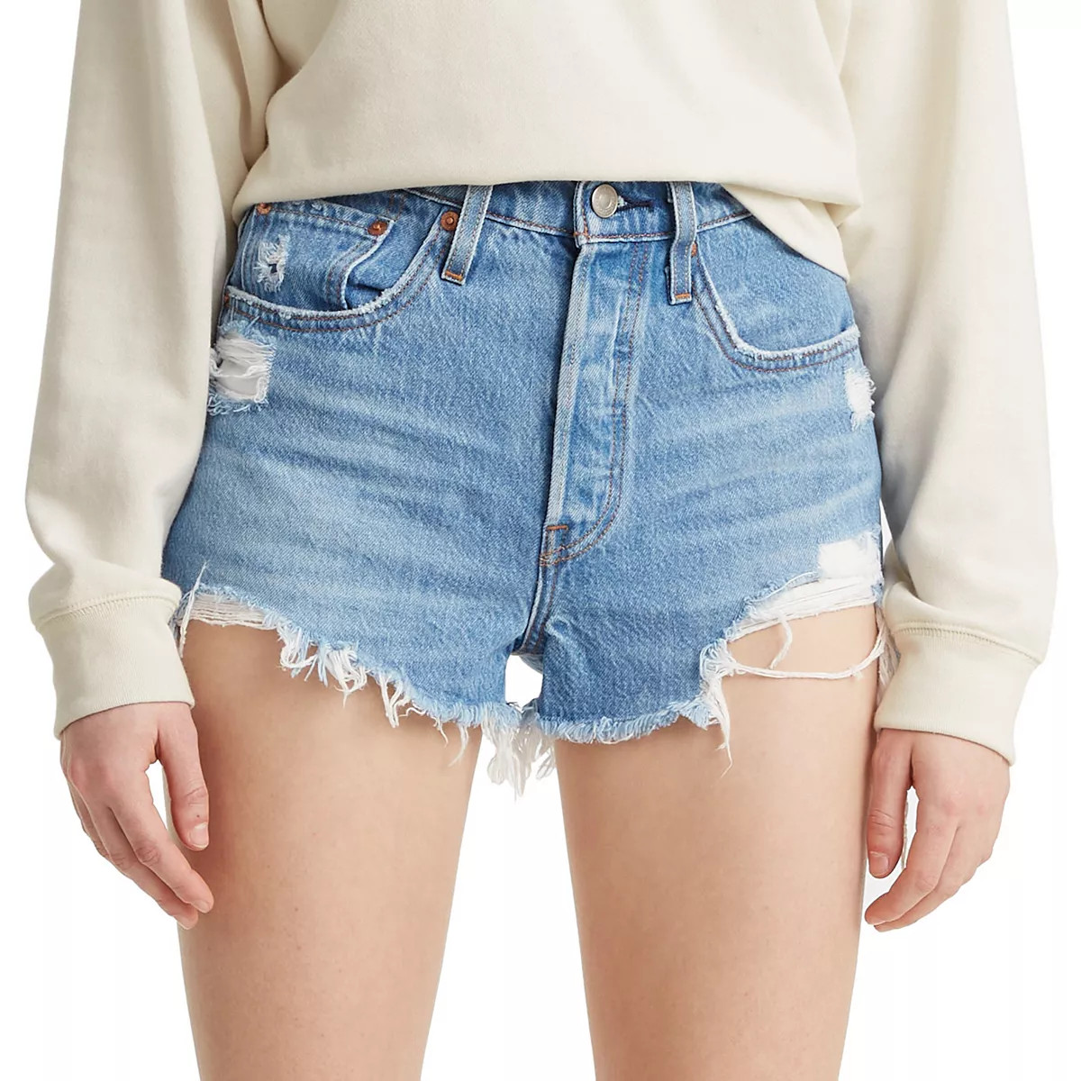 Women's Levi's® 501® Original Frayed Jeans Shorts | Kohl's