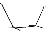Vivere UHS10-CHA 10ft Universal Hammock Stand in Charcoal | Amazon (US)