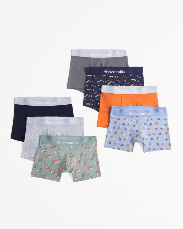 boys 7-pack boxer briefs | boys underwear & socks | Abercrombie.com | Abercrombie & Fitch (US)
