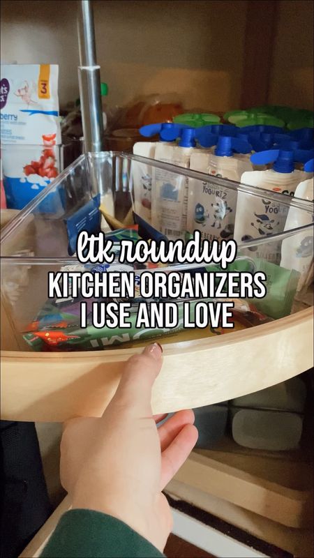Here’s a little roundup of the kitchen organizers I actually use in my own home! 💁🏻‍♀️ I’ve received lots of questions surrounding how to organize a kitchen on a budget, and my biggest piece of advice is to invest in items that will actually make a difference for you. Like the water bottle organizers shown here - they make pulling water bottles out, and putting them away, such a breeze. And the lazy Susan organizers honestly make that awkward space so much more efficient!

Do what you can now, then slowly chip away. Rome wasn’t built in a day. 😉

#LTKunder50 #LTKhome #LTKfamily