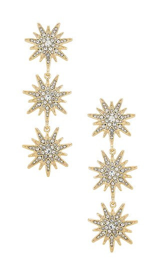 Callisto Drop Earrings in Gold | Revolve Clothing (Global)