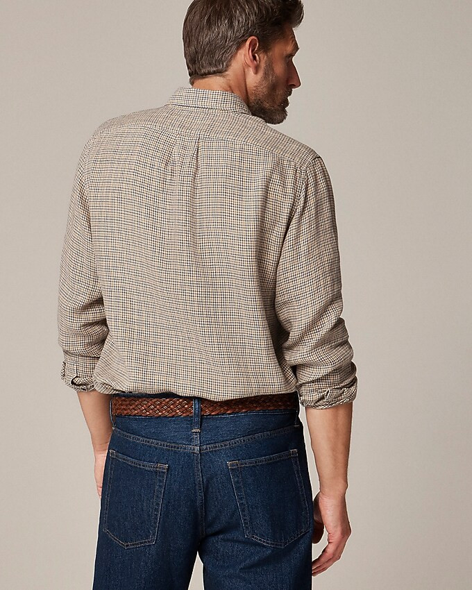 Baird McNutt Irish linen point-collar shirt | J. Crew US