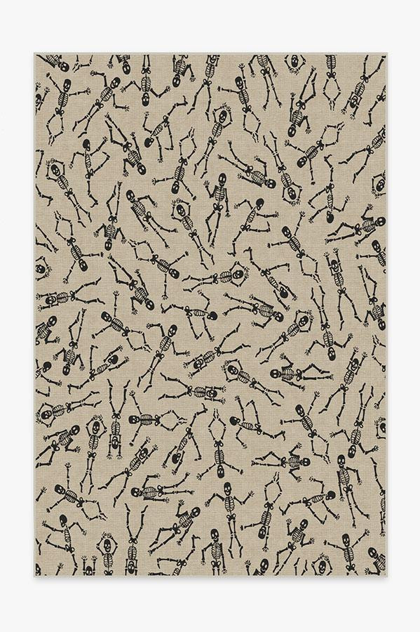 Bone Dance White Rug | Ruggable