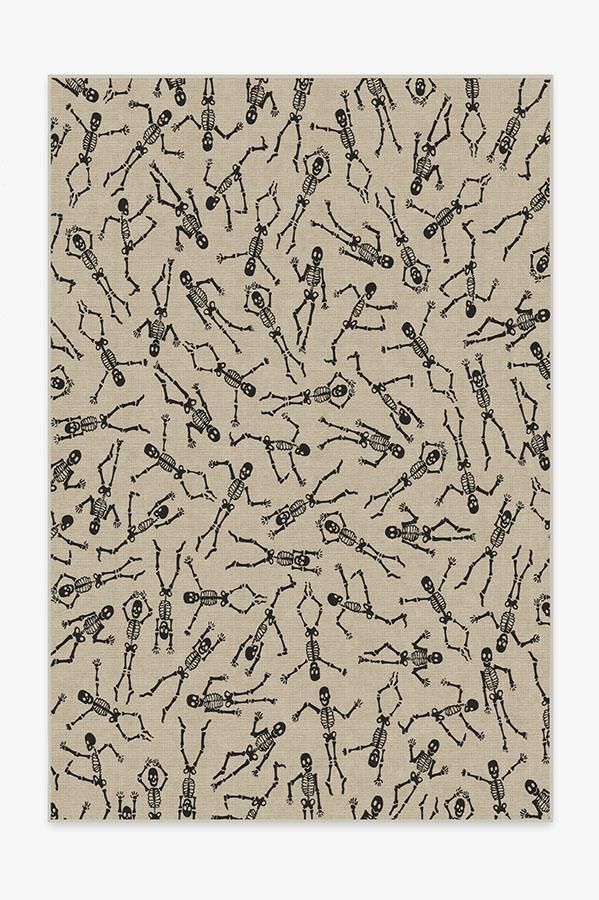 Bone Dance White Rug | Ruggable