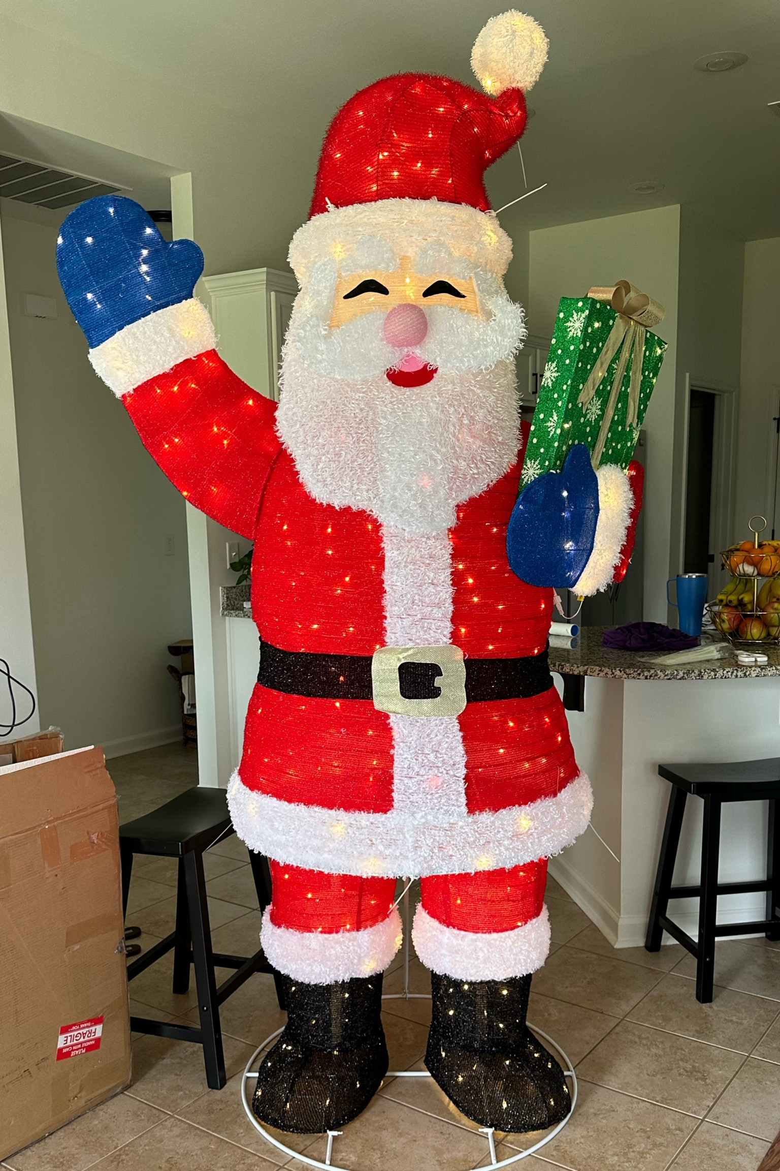Indoor/Outdoor 8 foot Santa with 420 lights. We will be putting ours outside. I just built him inside. 

outdoor Santa 
Indoor Santa 
Light up Santa 
Christmas 
Outdoor Christmas 
Christmas decor 
Christmas decorations 


#LTKHoliday #LTKGiftGuide #LTKSeasonal