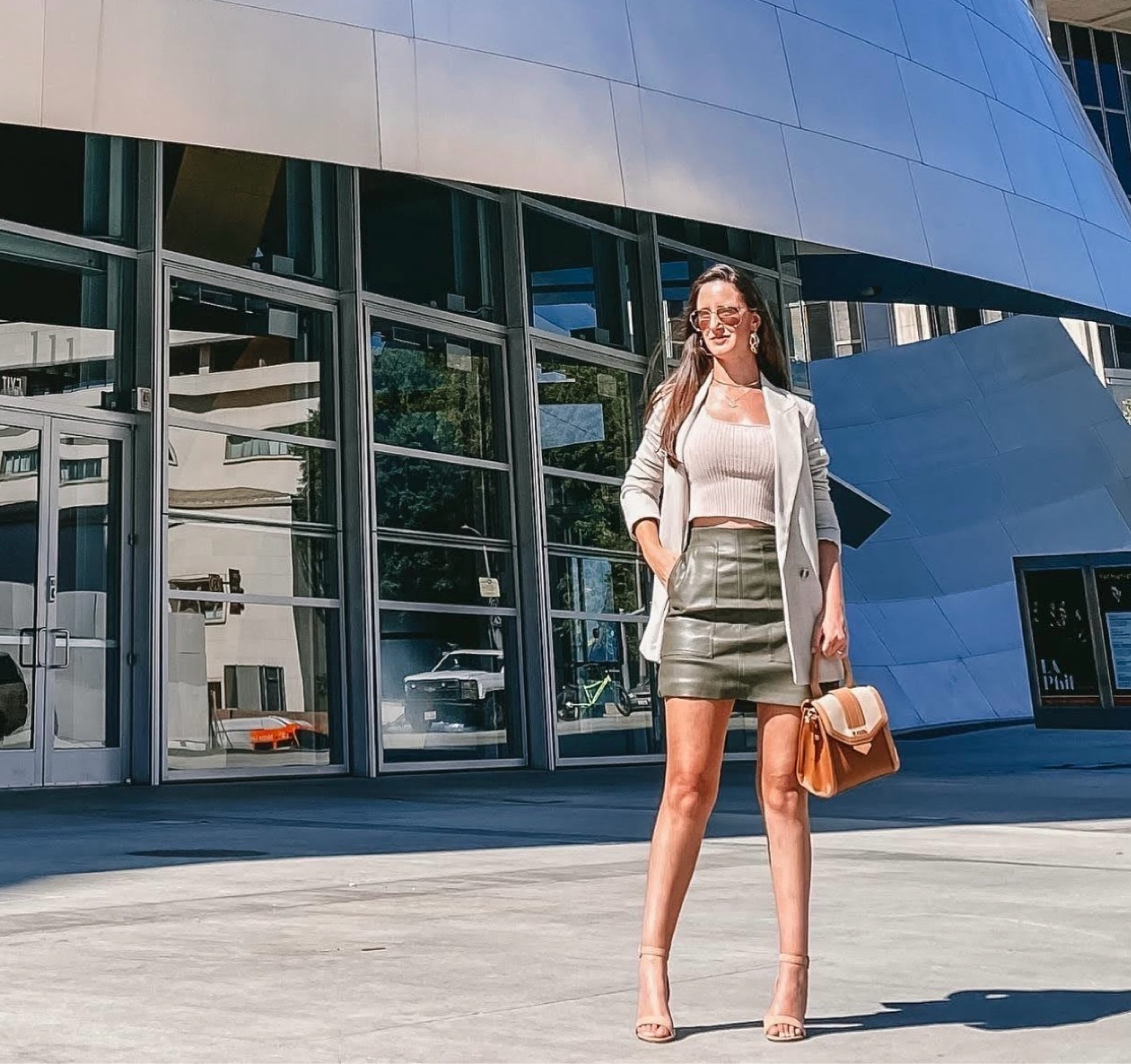 Transitional Summer to Fall Outfits 
Green faux leather skirt 
Knit top

#LTKSaleAlert #LTKStyleTip