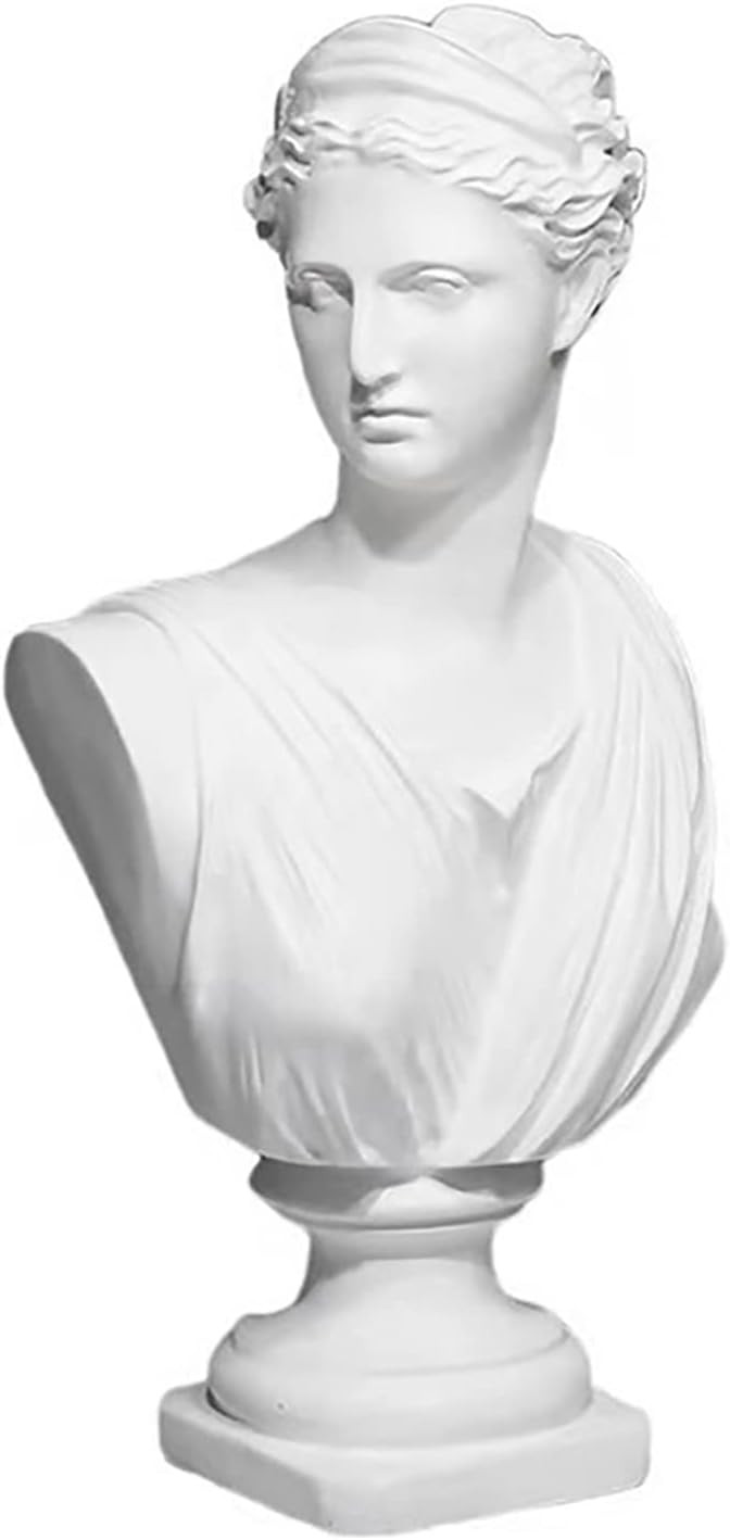 12.5 Inch Greek Statue of Diana, Classic Roman Greek Mythology Head Bust Statue Resin Sculpture F... | Amazon (US)