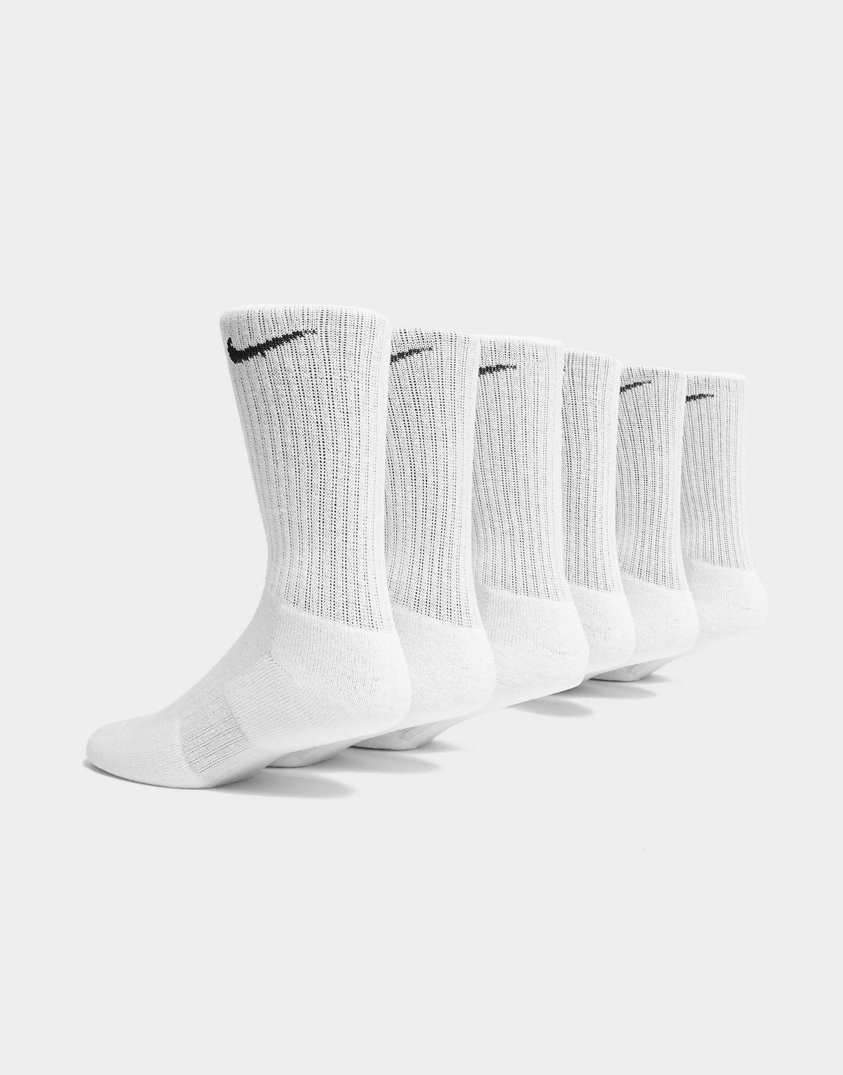 Nike 6-Pack Everyday Cushioned Training Crew Socks | JD Sports (UK)