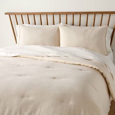 3pc Full/Queen Comforter Set Tan - Hearth & Hand™ with Magnolia | Target