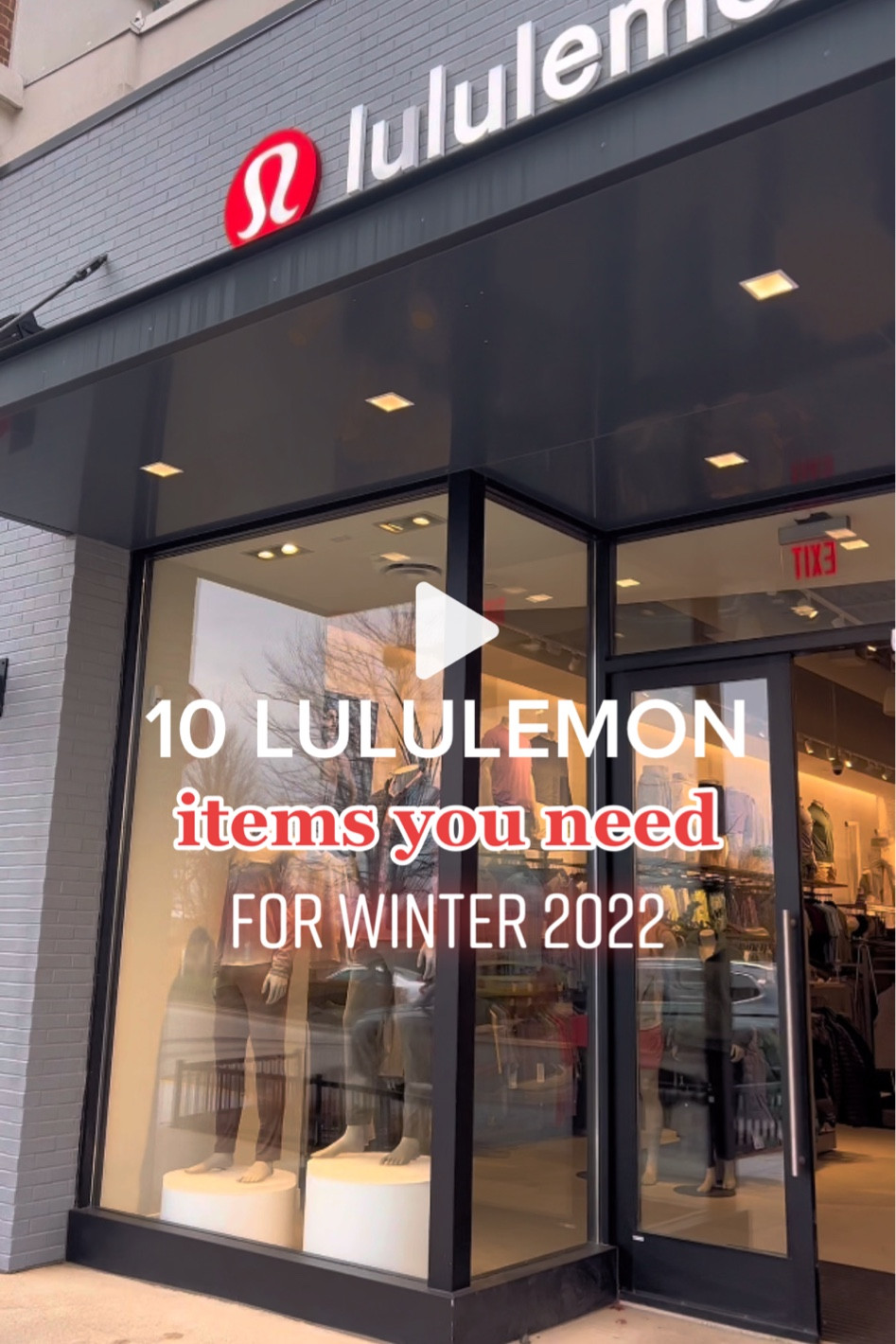 All the Winter essentials you need from Lululemon to combat the cold. ❄️