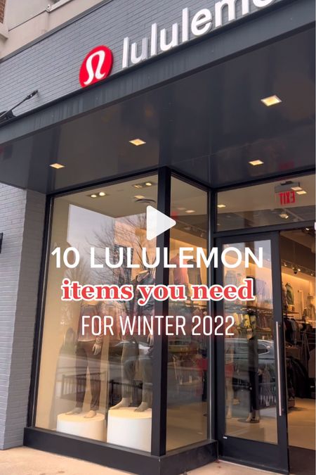 All the Winter essentials you need from Lululemon to combat the cold. ❄️