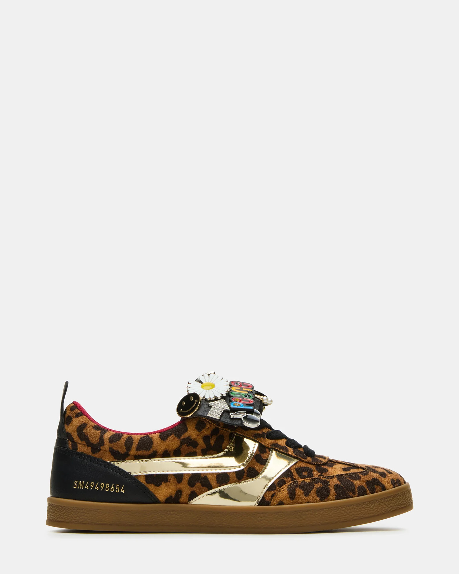 WYATT Leopard Lace-Up Low-Top Pin Women's Sneaker | Steve Madden (US)