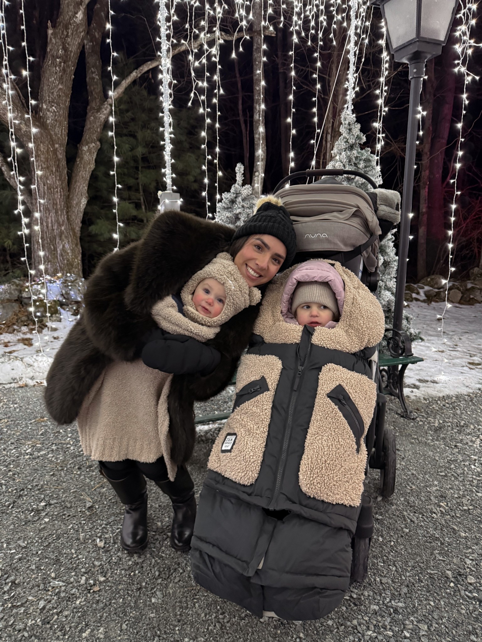 All bundled up! This stroller cover is INCREDIBLE - 1000% recommend if you’re going to be in cold weather with your babies  

#LTKBaby #LTKKids #LTKTravel