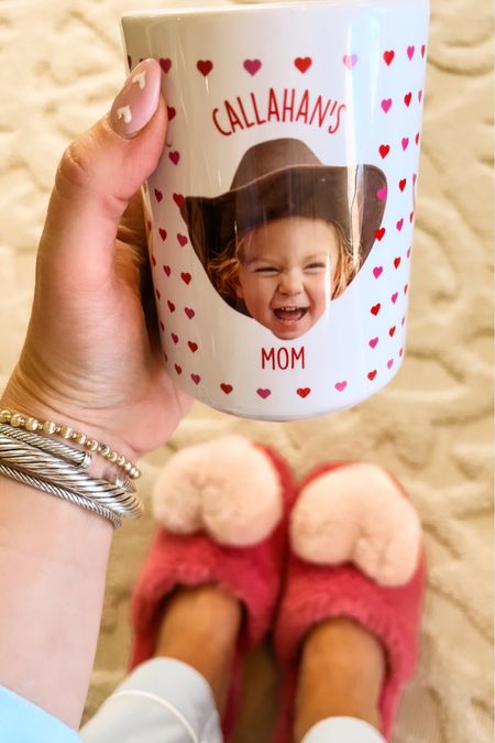 Perfect valentines gifts! Love this personalized heart mug and heart slippers💗 both so affordable and adorable! 

#LTKsalealert #LTKGiftGuide #LTKSeasonal