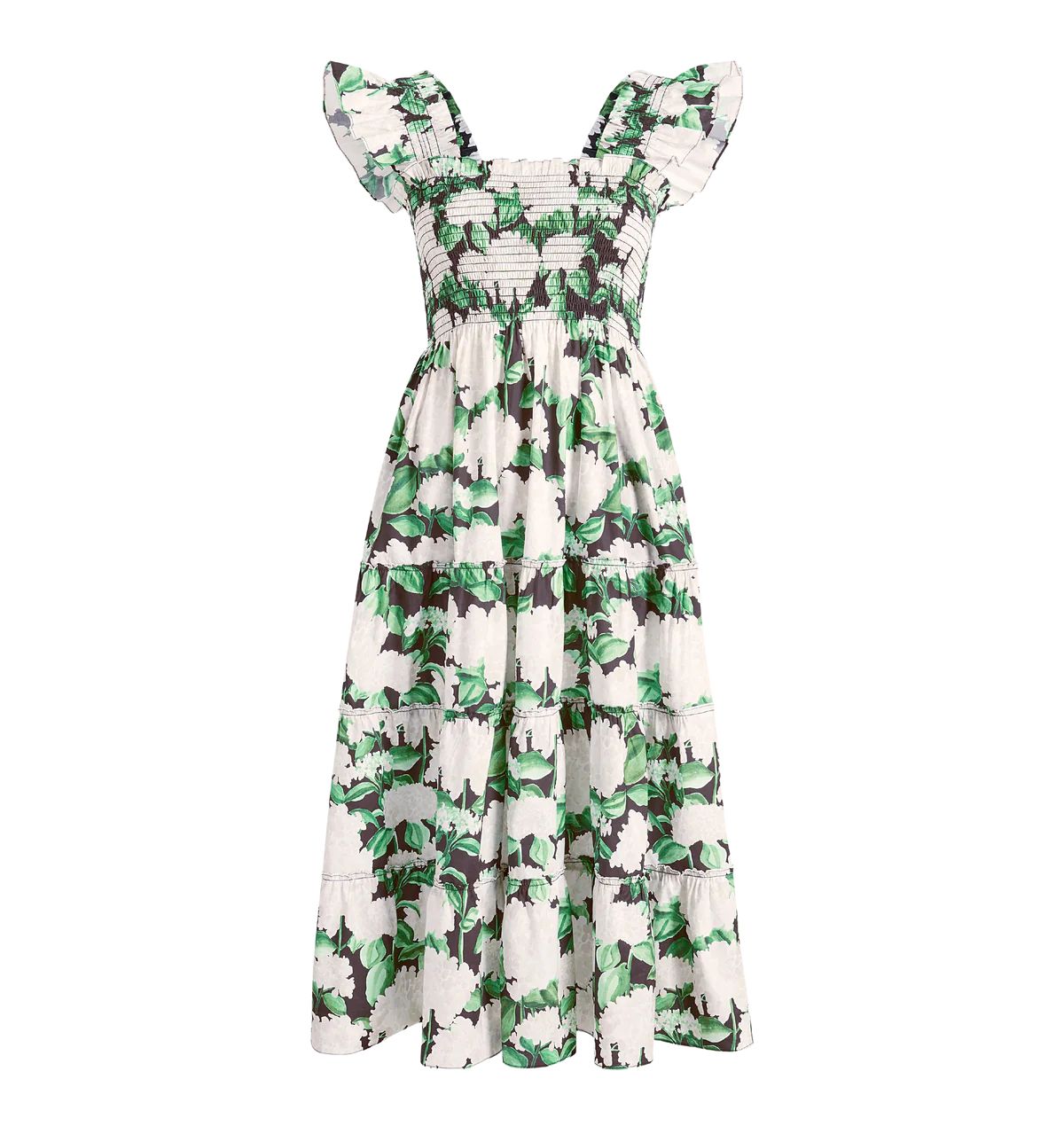 The Ellie Nap Dress in Night Bloom Cotton | Over The Moon