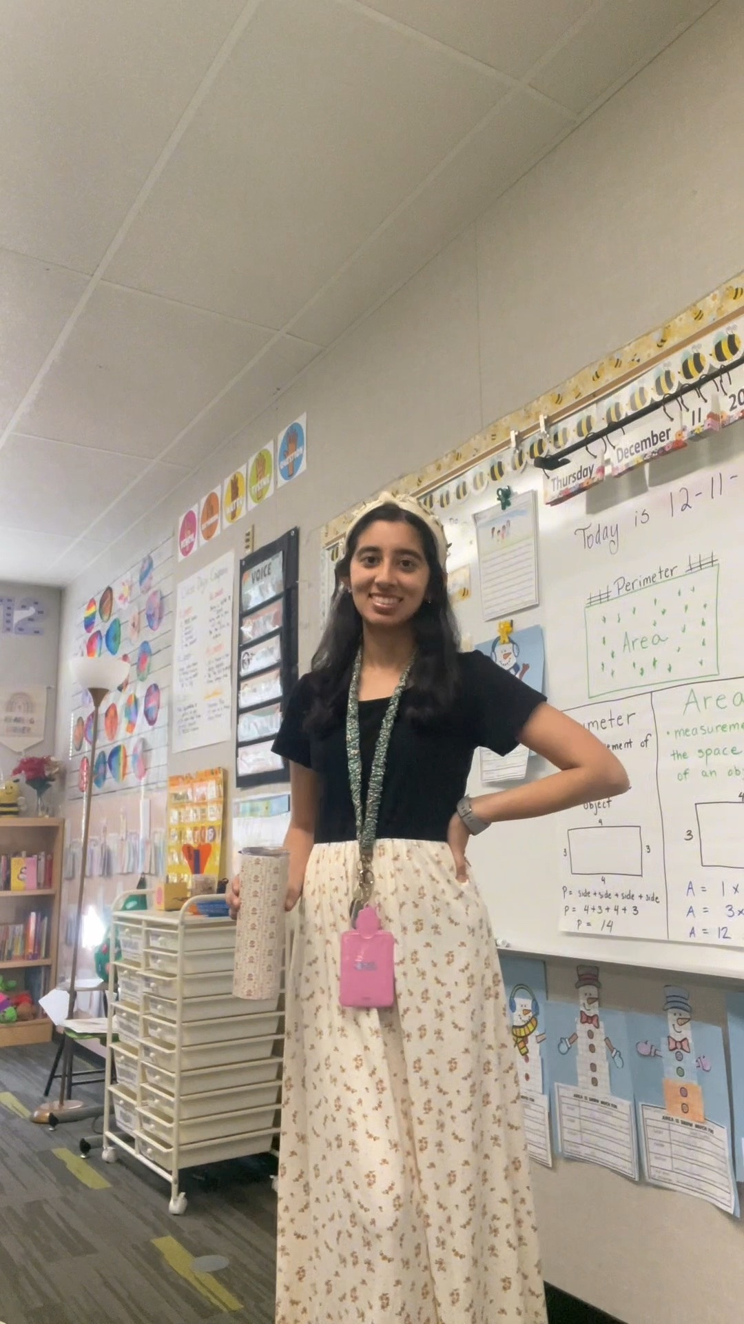 Cute teacher fit for a sunny day