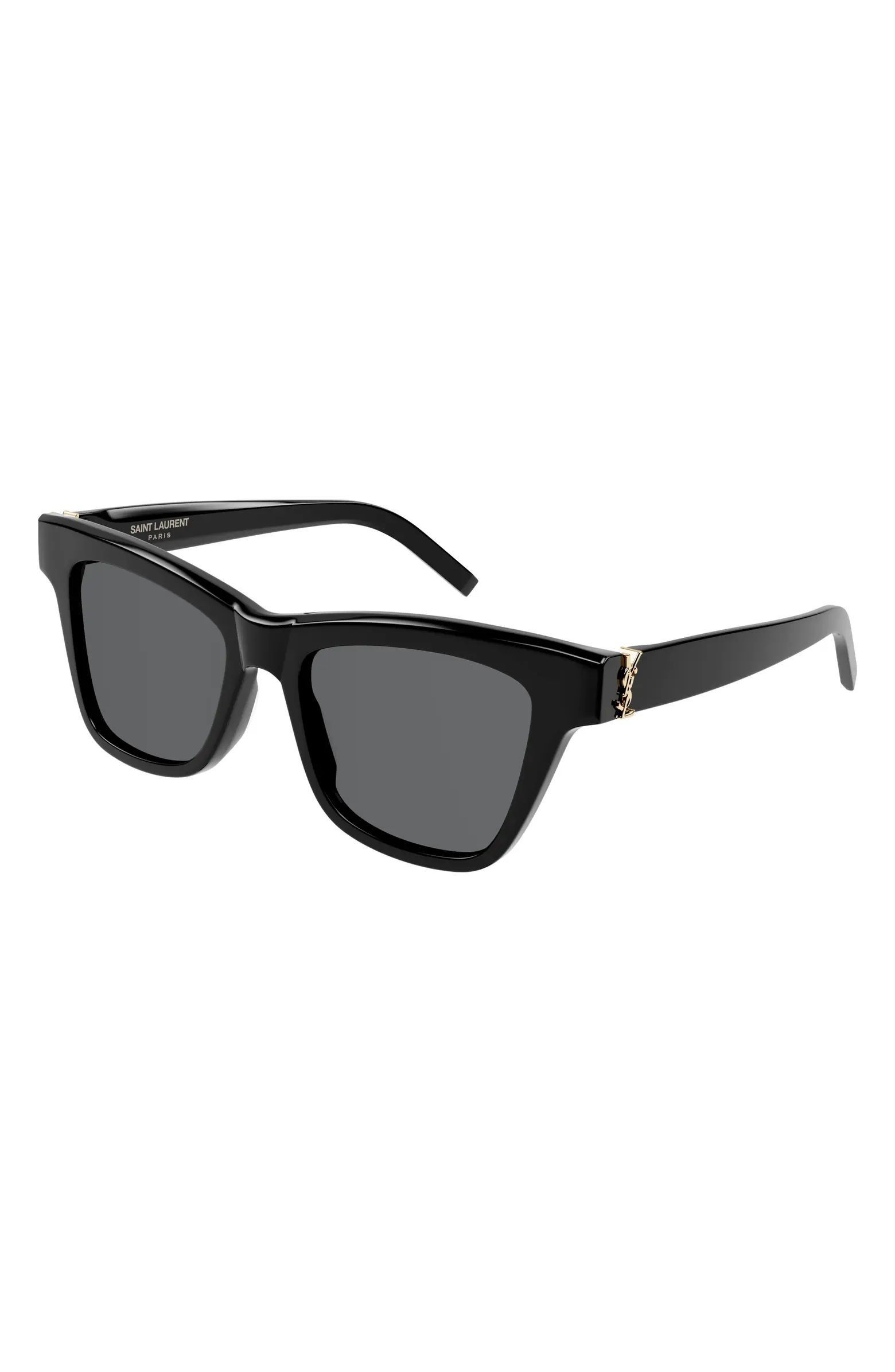 Saint Laurent 52mm Polarized Square Sunglasses | Nordstrom | Nordstrom