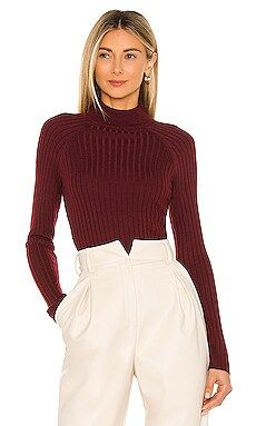 Lovers + Friends Milan Sweater in Burgundy from Revolve.com | Revolve Clothing (Global)