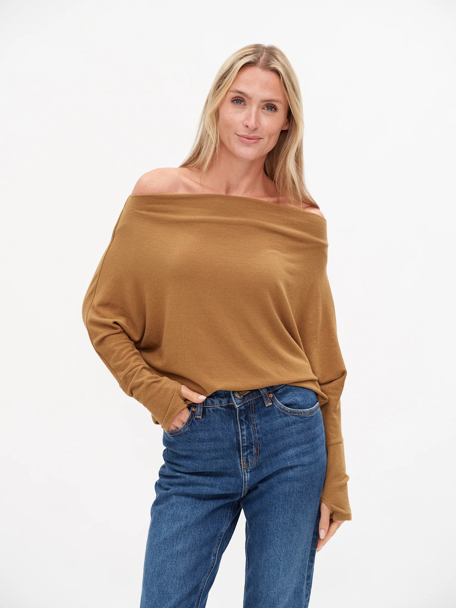 the anywhere top [amber gold] | Six Fifty Clothing