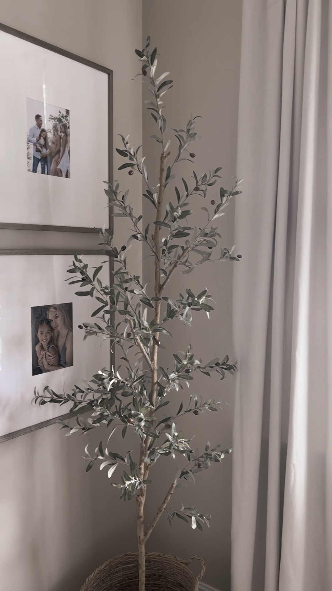 Bedroom decor, bedroom styling, home decor, neutral home, olive tree, artificial tree, gallery wall, picture frames, Amazon home, Pottery barn, Target. 

#LTKhome #LTKxPrimeDay #LTKsalealert