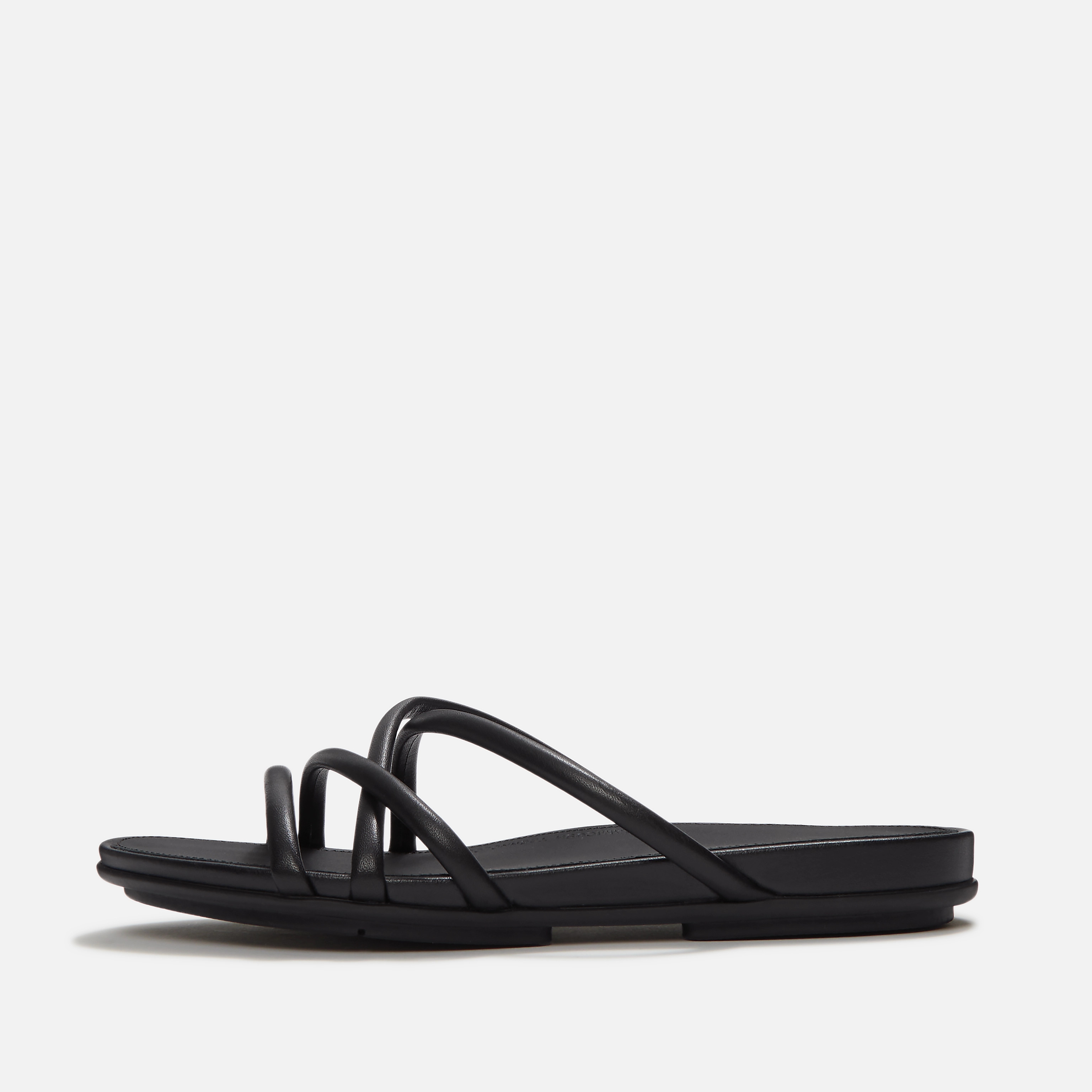GRACIE Leather Strappy Slides | FitFlop (UK)