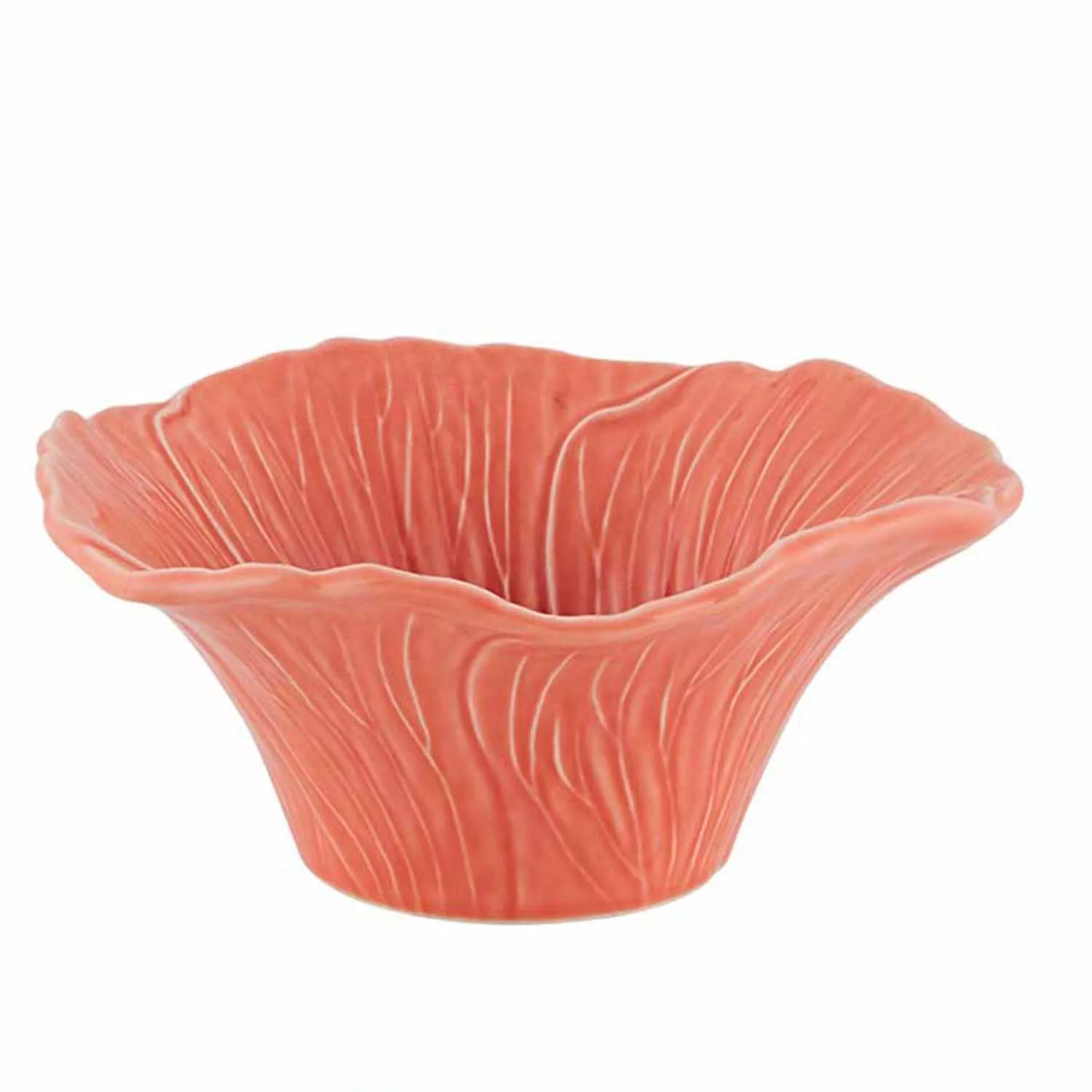 Bordallo Pinheiro Maria Flor Hollyhock Bowls, Set of 4 | Sur La Table