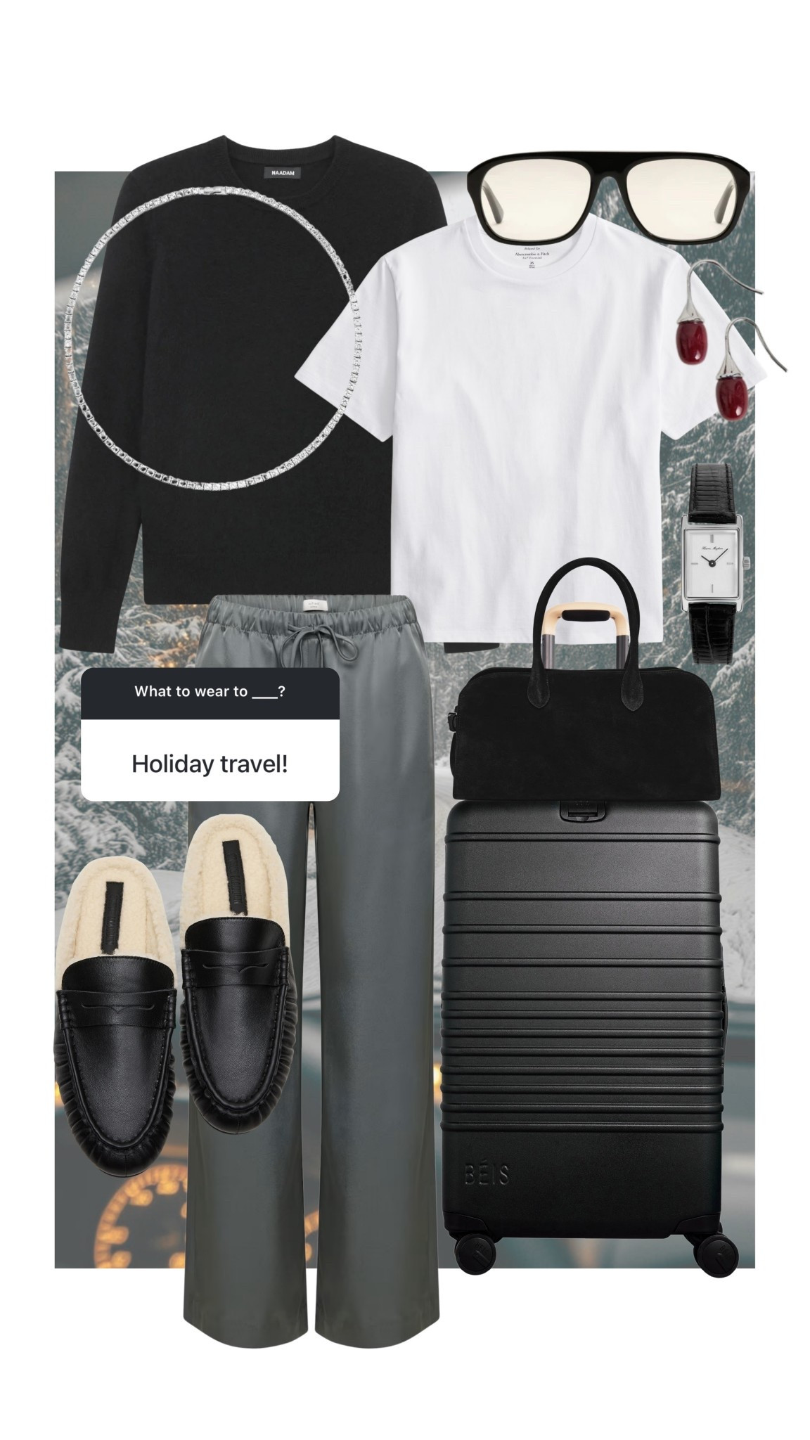 What to wear; traveling for the holidays
Code KATHLEEN20 @ Heaven Mayhem 
#kathleenpost

Holiday outfit, holiday fashion, airport outfit, travel outfit, chic casual outfit, work from home, school drop off



#LTKTravel #LTKHoliday #LTKootd