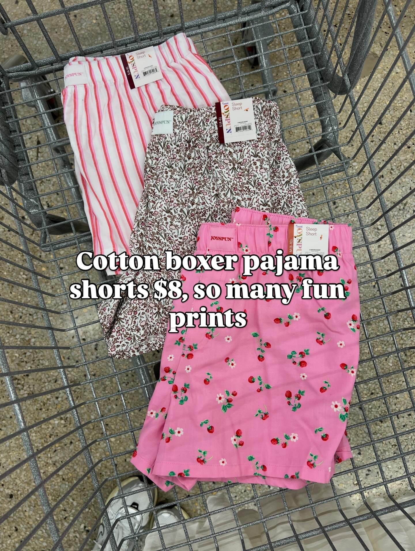 Walmart cotton boxer sleep shorts are always a favorite with shoppers! #walmartfashion