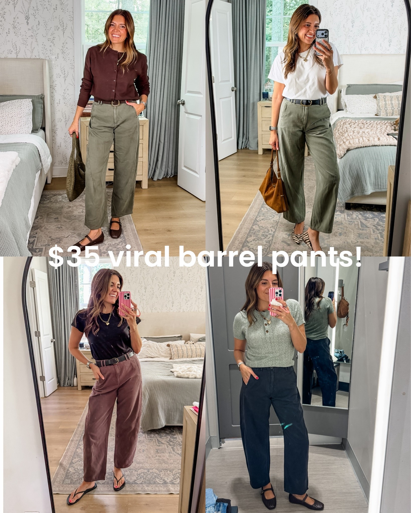 The best pants for fall. Look just like one from Free people but for only $35!! Fit tts. I’m 5’7” and wear a 4.