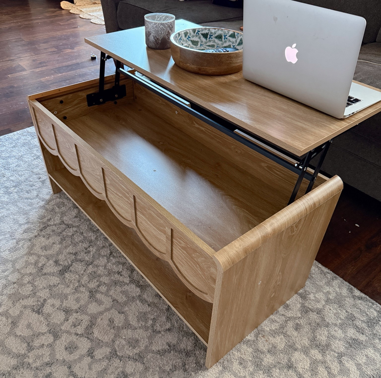 Shop my coffee table! I love all the storage it has and the size is perfect for our space! 