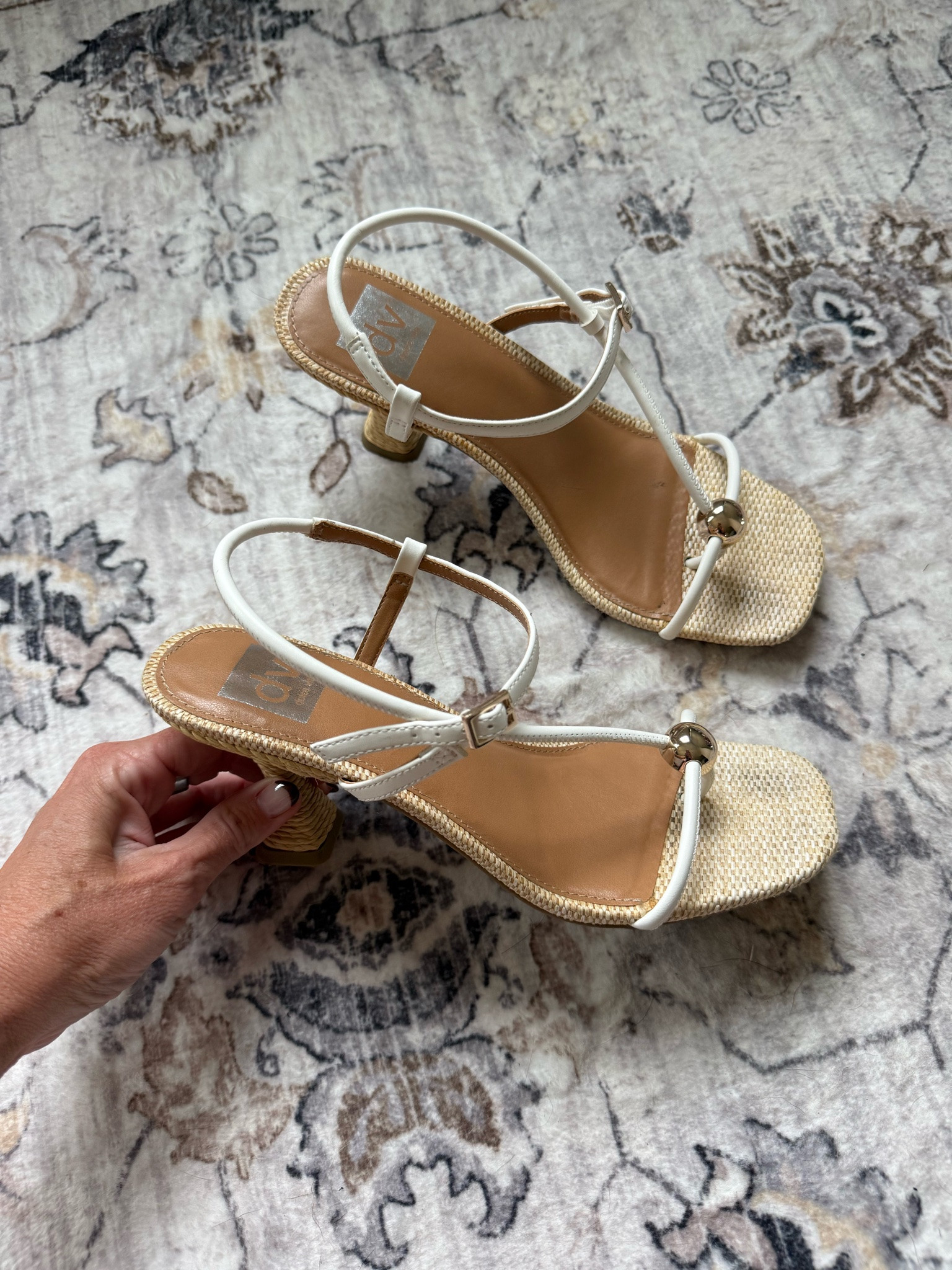 The heels that I’ve been wearing nonstop! Comfy, on trend and amazing price, fit TTS.