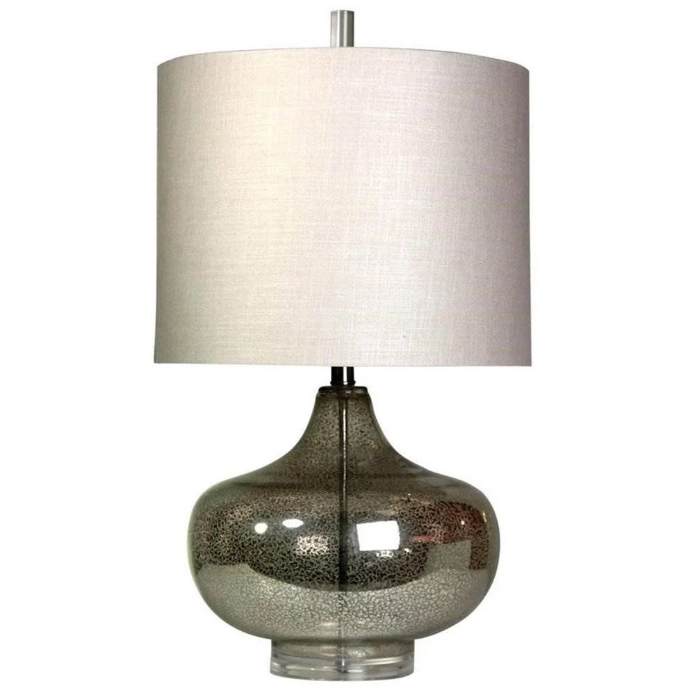Abode 84 27.5" Contemporary Antique Mercury Glass Designer Table Accent Lamp | Walmart (US)