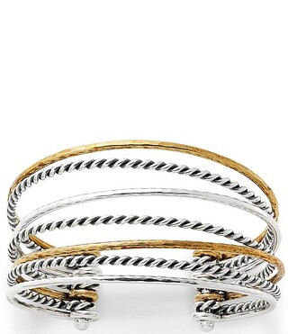 Multi-Layered Cuff Bracelet | Dillards