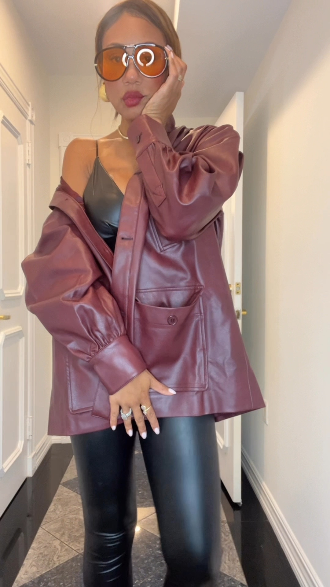 All work and no play? Not me 😏
Burgundy mood, leather season, NYC nights — this look had to happen.
Liquid jumpsuit ✅ Burgundy heels ✅ Date night ready 💋

#LTKSeasonal #LTKShoeCrush #LTKStyleTip