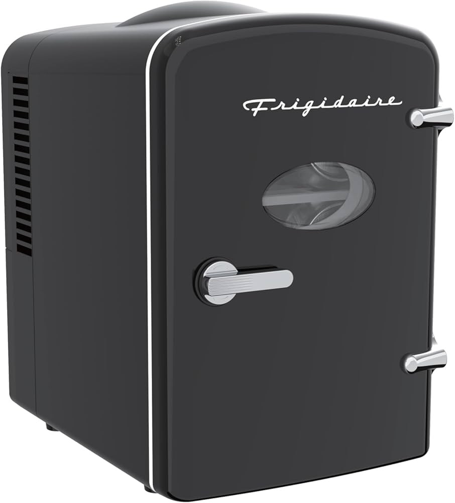 Frigidaire Retro Mini Personal Fridge Cooler, Holds up to 6 Cans, Portable for Car, Office, Bedro... | Amazon (US)