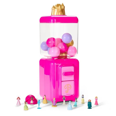 FAO Schwarz Disney Princess Toy Vending Machine Throwback Play Market Stand - 13pk | Target