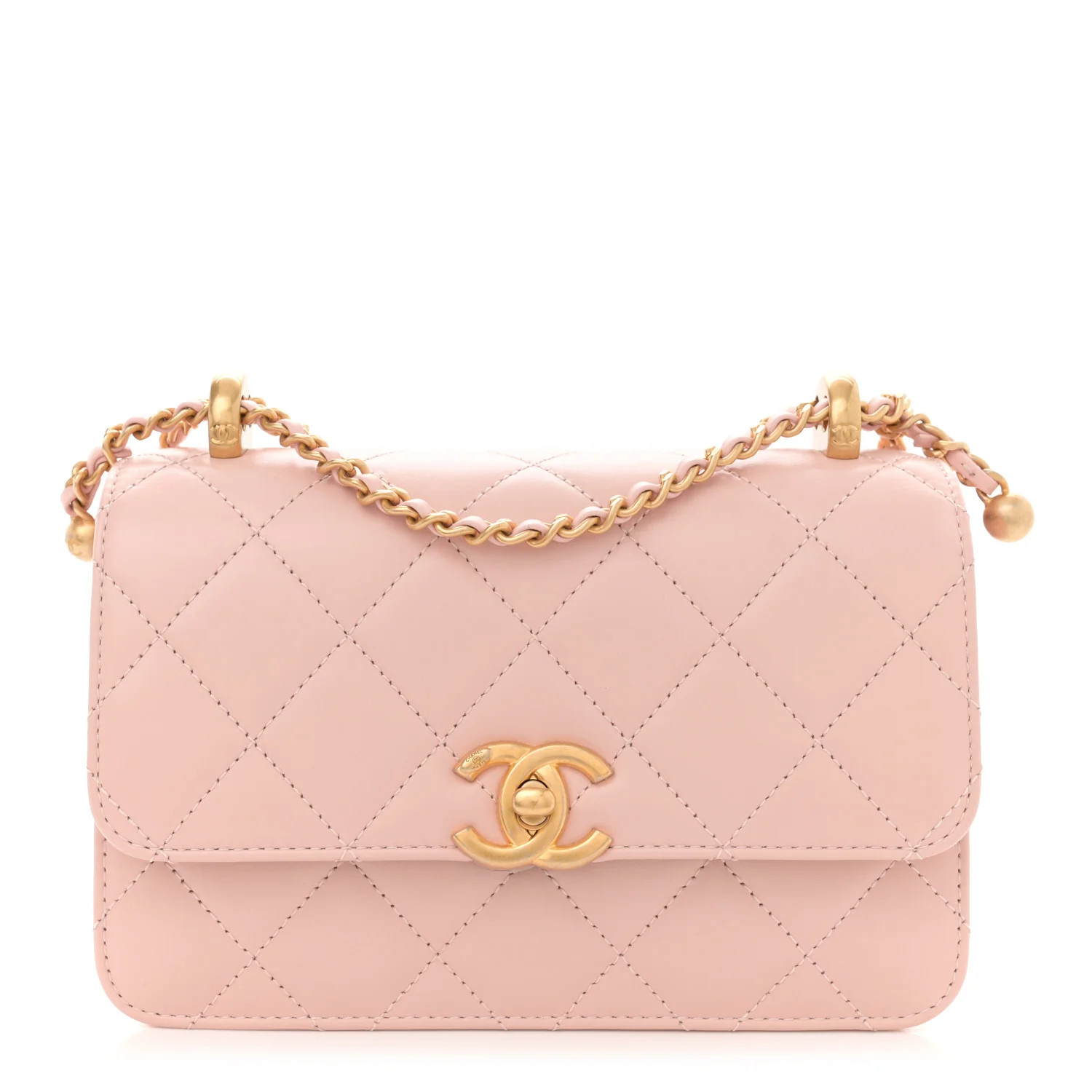 Chanel Calfskin Quilted Mini Perfect Fit Flap Light Pink 1678833 | FASHIONPHILE (US)