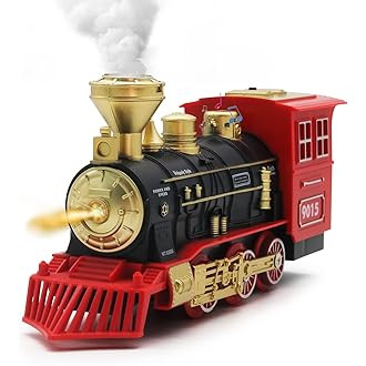Hot Bee Train Set - Metal Train Toys with Luxury Tracks and Glowing Passenger, Christmas Train Se... | Amazon (US)
