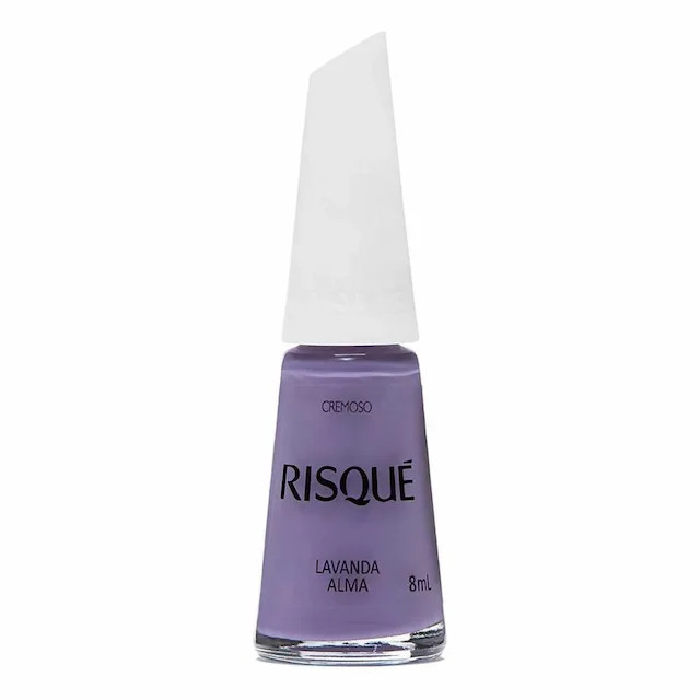Esmalte Cremoso Risqué Lavanda Alma Hipoalergênico com 8ml | Drogasil BR
