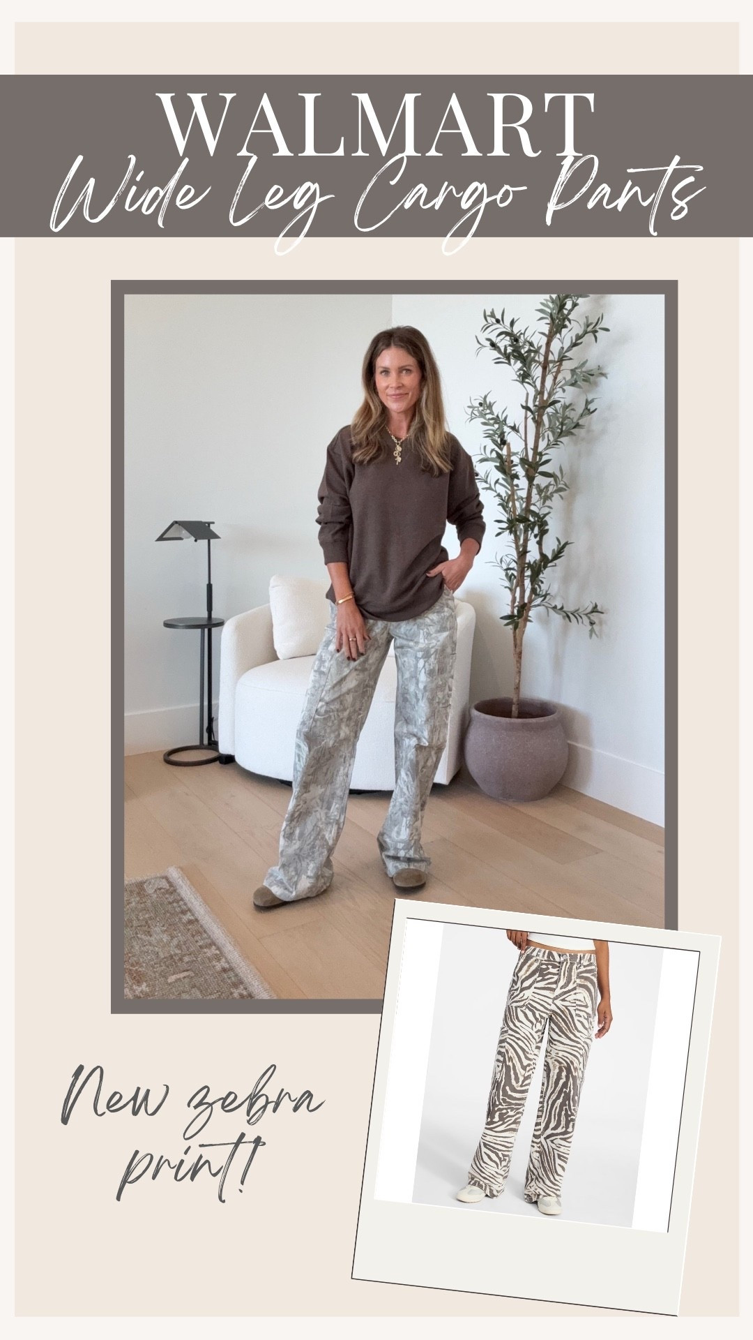New Zebra print in my Walmart cargo pants!

#LTKSeasonal #LTKootd