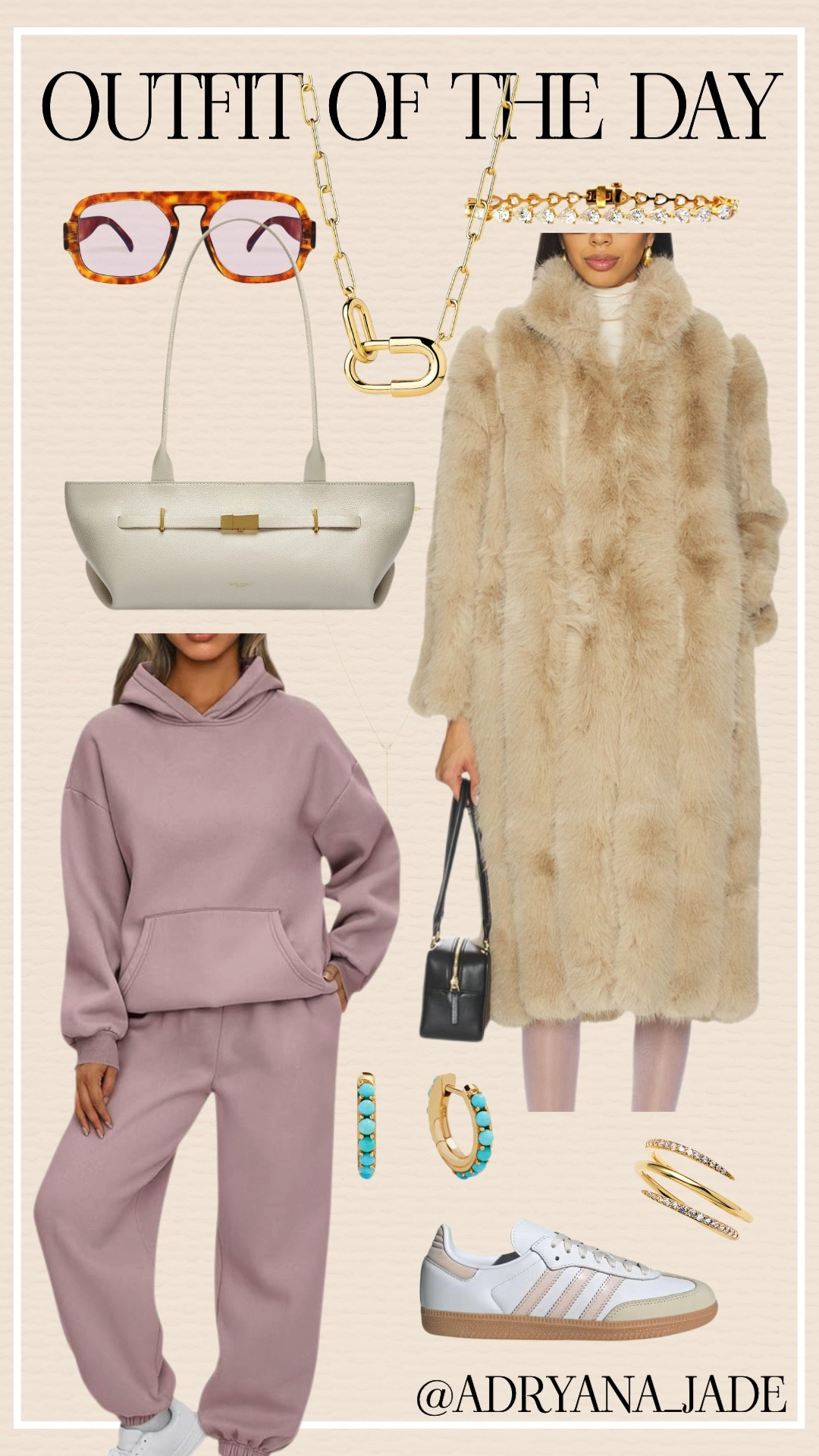 Proof that a sweatsuit doesn’t have to look casual.

A little fur. A bold lip. Epic gold jewelry.
And the most important accessory of all — confidence. ✨

Style isn’t about what you’re wearing, it’s how you wear it.
If this look inspires you, save it for later and go get dressed for you.

Linking the full look for you in LTK. 💛 #styleover50 #womenover50 #midlifewomen #over50andfabulous #over50fashion 



#LTKOver40 #LTKgrwm #LTKootd