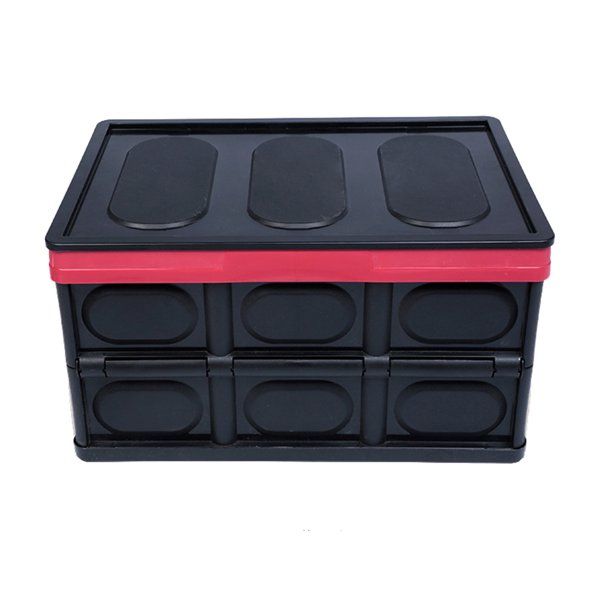 30L Car Collapsible Plastic Storage Box Stackable Folding Utility Crates Garage Home Foldable Org... | Walmart (US)