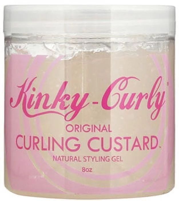 Kinky-Curly Original Curling Custard Natural Styling Gel (Size : 8 oz) - Walmart.com | Walmart (US)