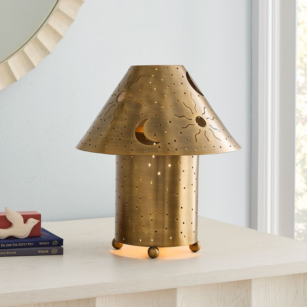 Celestial Metal Table Lamp (12") | West Elm (US)