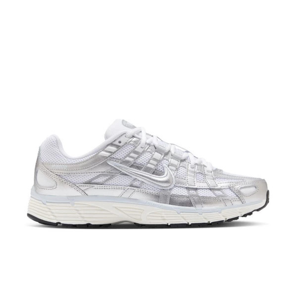 Women's Nike P-6000 Sneakers sneakers-athletic-shoes 9 Regular White/Metallic Silver-Blue Tint-Sail | Scheels