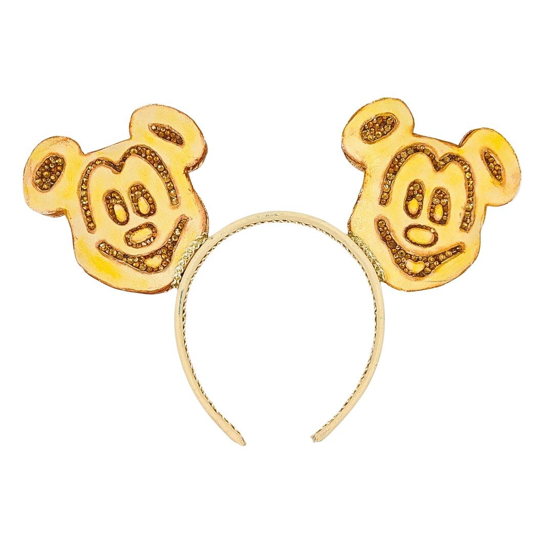 Yum Mickey Waffles Swarovski Crystal Encrusted Mouse Ears - Etsy | Etsy (US)